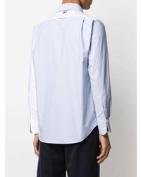 Thom Browne Fun Mix Oxford Straight Fit Long Sleeve Shirt