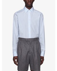 Gucci G Square Stripe Fil Coup Cotton Shirt