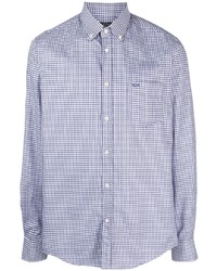 Paul & Shark Grid Pattern Cotton Shirt