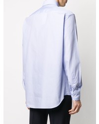 Lanvin Grid Print Long Sleeved Shirt
