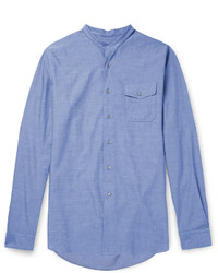 Gucci Duke Grandad Collar Cotton Shirt