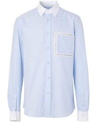 Burberry Lace Detail Oxford Shirt