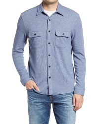 Faherty Legend Button Up Shirt In Washed Blue Twill At Nordstrom