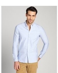 Slate & Stone Light Blue Oxford Button Front Shirt
