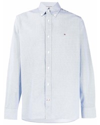 Tommy Hilfiger Logo Embroidered Cotton Shirt