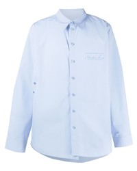 Martine Rose Logo Long Sleeve Buttoned Shirt