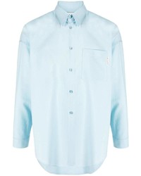 Marni Logo Patch Button Up Shirt