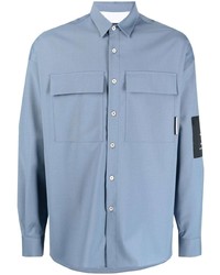 Low Brand Logo Patch Sleeve Detail Shirt
