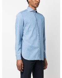 Borrelli Long Sleeve Cotton Shirt