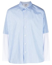 MSGM Long Sleeve Cotton Shirt