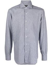 Barba Long Sleeve Poplin Shirt