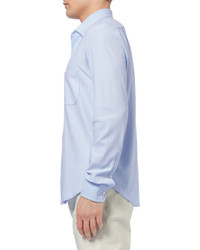 Cotton Blend Piqu Shirt by Loro Piana