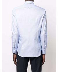 Canali Micro Stripe Cotton Shirt