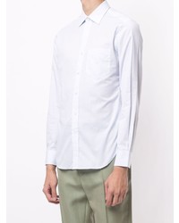 Kent & Curwen Micro Stripe Print Long Sleeved Shirt