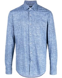 BOSS Mlange Spread Collar Shirt