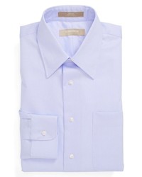 Nordstrom Classic Fit Non Iron Dress Shirt Blue Bell 155 33