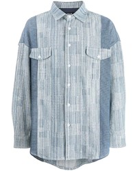 FIVE CM Panelled Design Long Sleeve Shirt