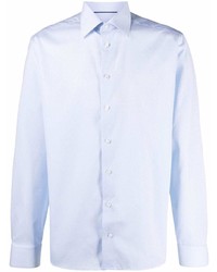 Eton Patterned Jacquard Cotton Shirt