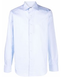 Canali Plain Button Shirt