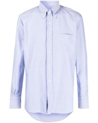 Glanshirt Plain Buttoned Cotton Shirt