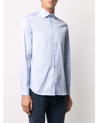 Canali Plain Cutaway Collar Shirt