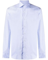 Canali Plain Cutaway Collar Shirt