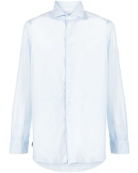 Lardini Plain Long Sleeve Cotton Shirt