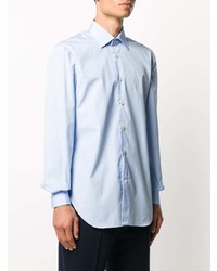 Kiton Pointed Collar Cotton Shirt