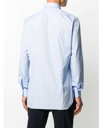 Kiton Pointed Collar Cotton Shirt