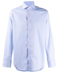Canali Pointed Collar Cotton Shirt