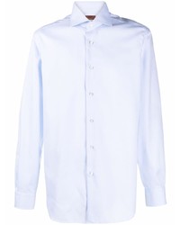 Barba Pointed Collar Cotton Shirt