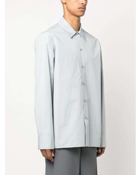 Jil Sander Pointed Collar Organic Cotton Shirt