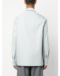 Jil Sander Pointed Collar Organic Cotton Shirt