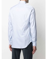 Canali Polka Dot Slim Fit Shirt