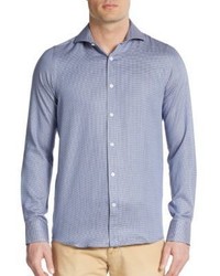 Report Collection Regular Fit Neat Pattern Sportshirt