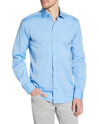 Emanuel Berg Regular Fit Solid Button Up Shirt