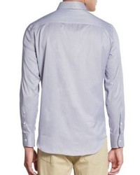 Emporio Armani Regular Fit Woven Cotton Sportshirt