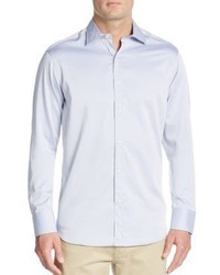 Saks Fifth Avenue Relaxed Fit Solid Cotton Sportshirt