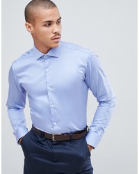 Ted Baker Shirt With Stretch In Blue
