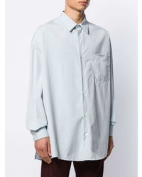 Ami Paris Side Slits Oversized Shirt