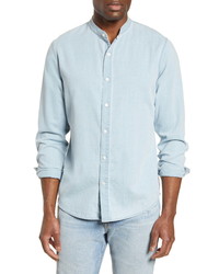 Frame Slim Fit Solid Button Up Shirt