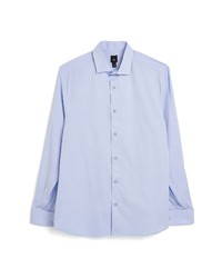 River Island Solid Blue Button Up Shirt In Light Blue At Nordstrom