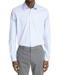 Canali Solid Button Up Shirt