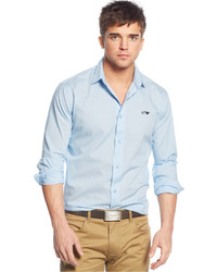 Armani Jeans Solid Woven Shirt