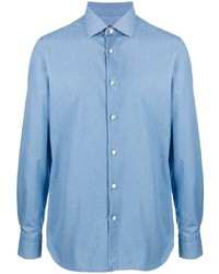 Ermenegildo Zegna Spread Collar Cotton Shirt