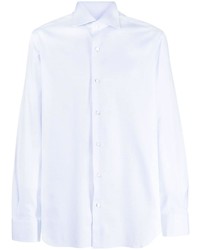 Barba Spread Collar Cotton Shirt