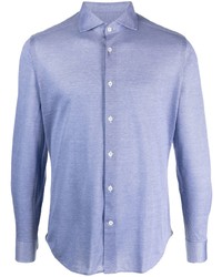 Corneliani Spread Collar Cotton Shirt
