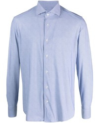 Corneliani Spread Collar Long Sleeve Shirt