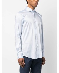 BOSS Spread Collar Lyocell Blend Shirt