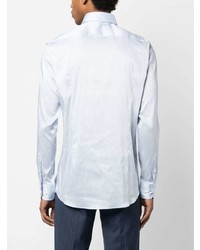 BOSS Spread Collar Lyocell Blend Shirt